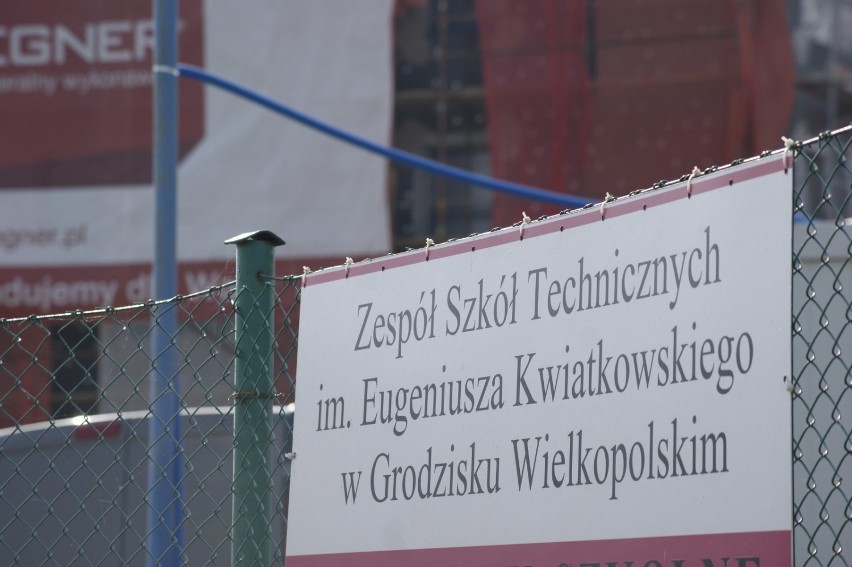 Grodzisk Wielkopolski: Trwa budowa drugiego obiektu dla Zespołu Szkół Technicznych [ZDJĘCIA]