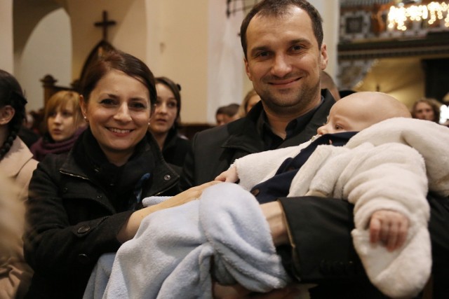 Ilona i Marcin Mizgałowie swojemu pierwszemu synowi nadali modne w 2015 roku imię - Antoni