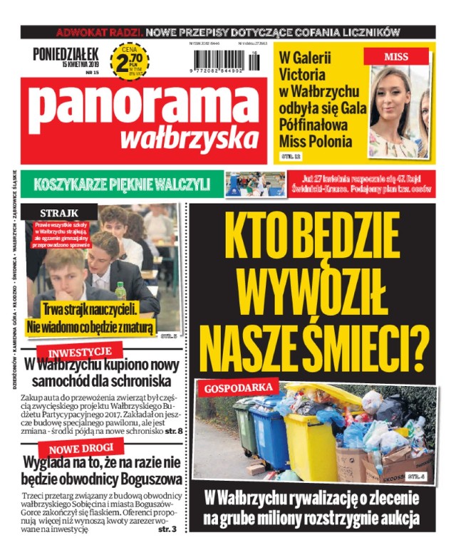 Panorama Wałbrzyska wydanie z 15 kwietnia 2019 r.