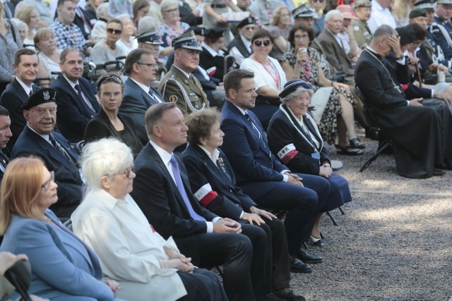 Andrzej Duda i Rafał Trzaskowski spotkali się z uczestnikami Powstania Warszawskiego