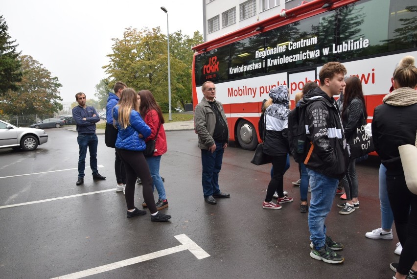 Chełm. Akcja oddawania krwi pod komendą policji  