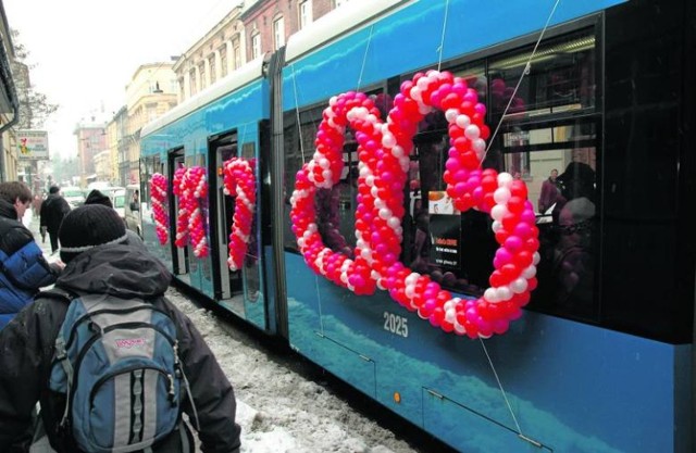 MPK organizuje tramwajowe walentynki od lat