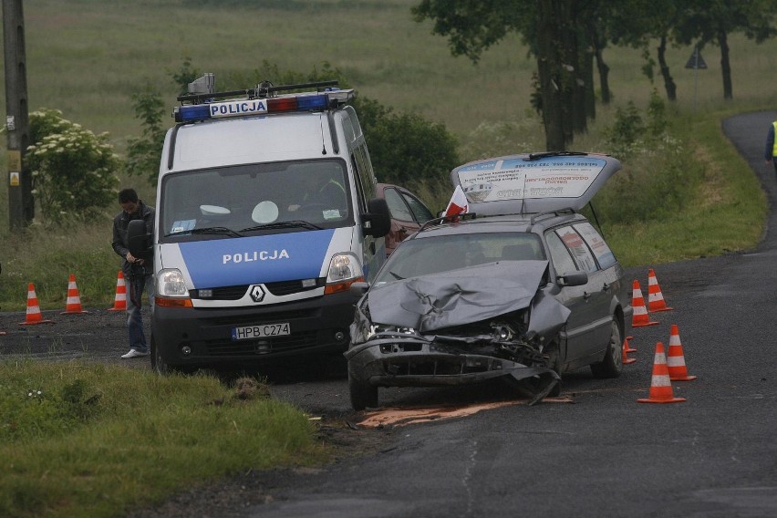 Legnica: Wypadek na drodze do Kościelca (ZDJĘCIA)