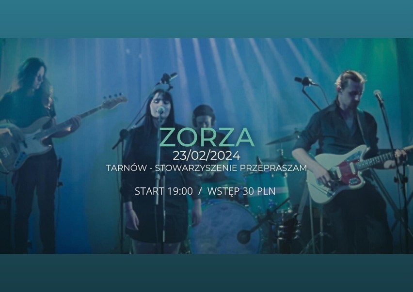 Zespół Zorza wystąpi 23 lutego w  Stowarzyszeniu...