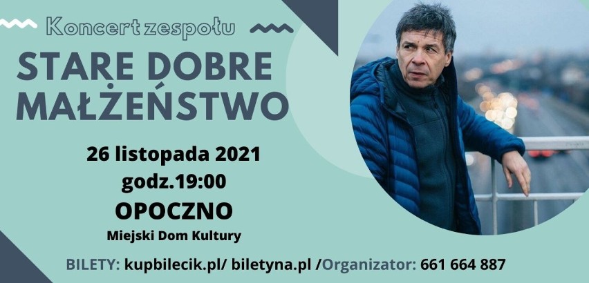 Koncerty i spektakle w Opocznie. Na scenie MDK wystąpią gwiazdy muzyki i teatru. Przegląd wydarzeń