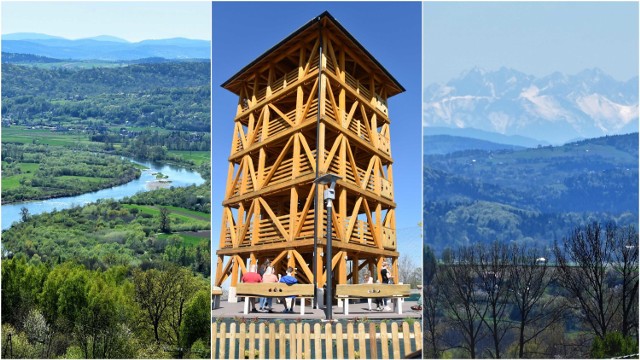 Z wieży widokowej w Dąbrówce Szczepanowskiej rozpościerają się piękne panoramy Tarnowa i Doliny Dunajca, a nawet można oglądać tatrzańskie szczyty