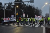 Nie chcą kolei w swoich miejscowościach. Mieszkańcy czterech sołectw w Czerwionce-Leszczynach na "Wiślance" protestowali przeciwko CPK