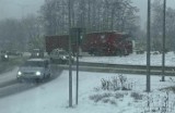 Wypadek z udziałem ciężarówki na rondzie kozienickim w Radomiu. Były utrudnienia w tej części miasta