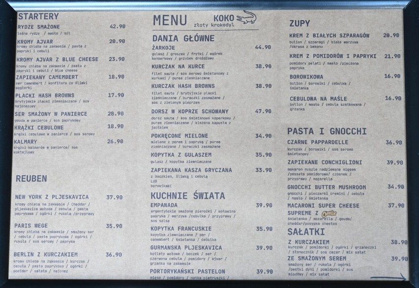 Duże zmiany w restauracji KOKO Złoty Krokodyl w Kielcach. Jest nowe menu z kuchnią z całego świata. Zobacz film i zdjęcia