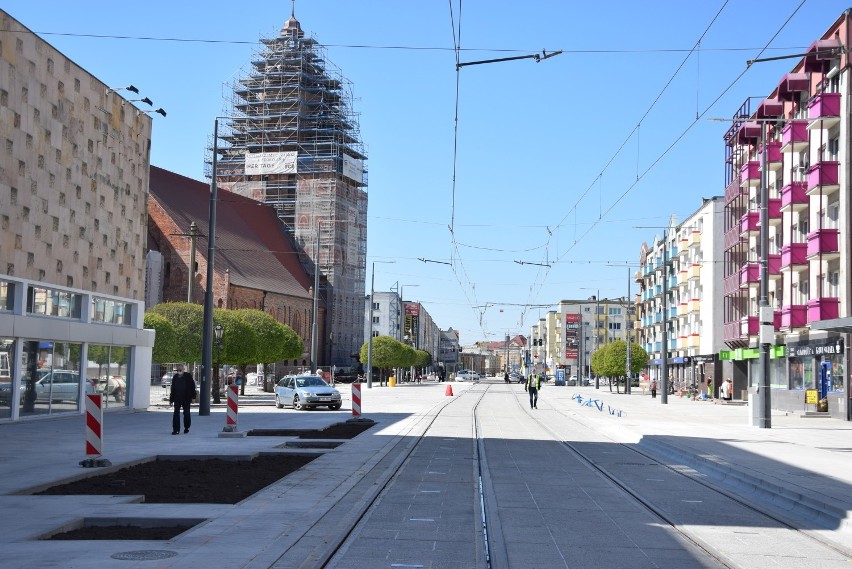 W trakcie przebudowy ul. Sikorskiego w części deptakowej nie...