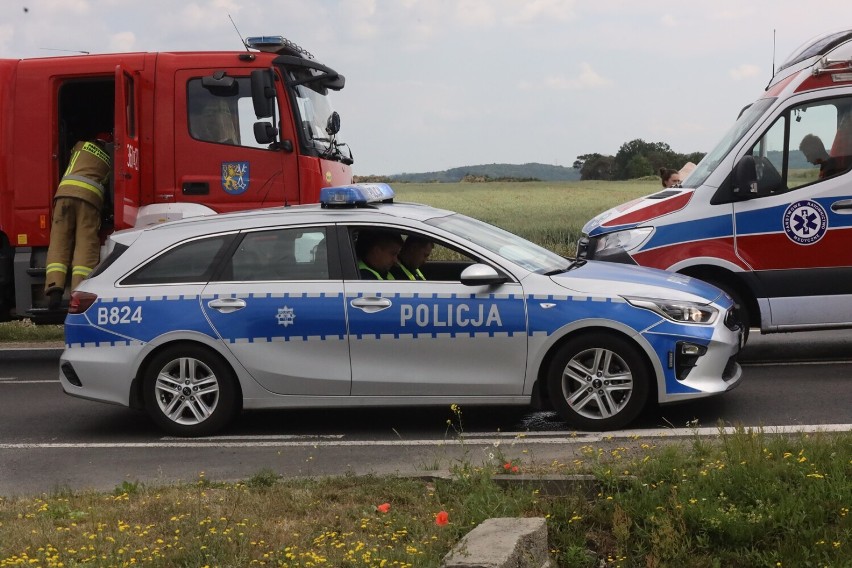 Śmiertelny wypadek między Legnicą, a Złotoryją. Nie żyje motocyklista