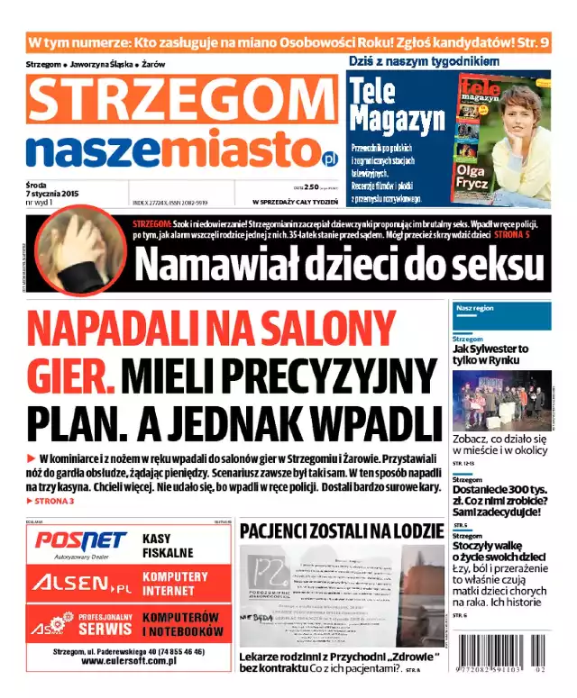 Okładka najnowszego numeru Strzegom Nasze Miasto