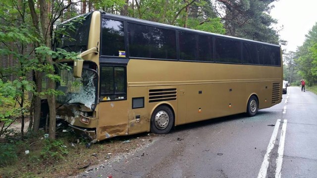 W zderzeniu opla z autobusem śmierć poniósł kierowca osobówki