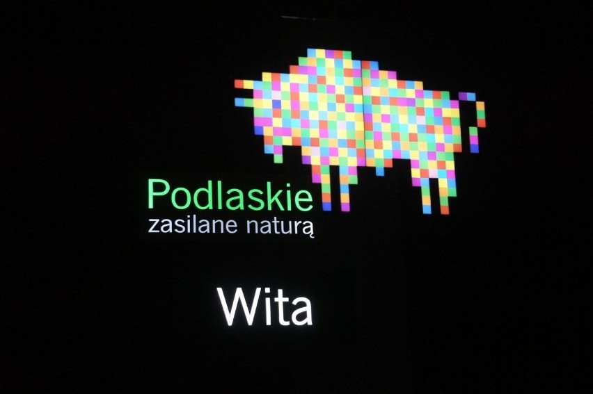 Wyszomierz Wielki. Nowy witacz Podlaskiego. Logo...