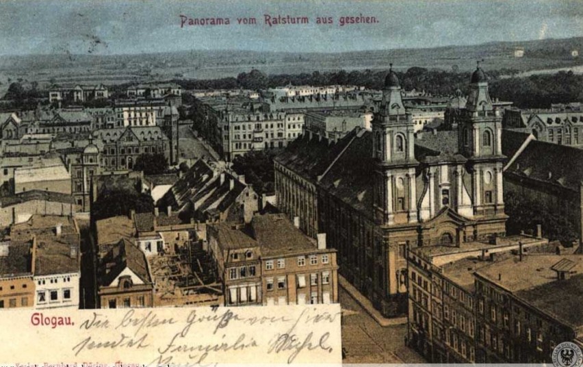 Rok 1907, Stare Miasto widziane z wieży ratusza. Na...