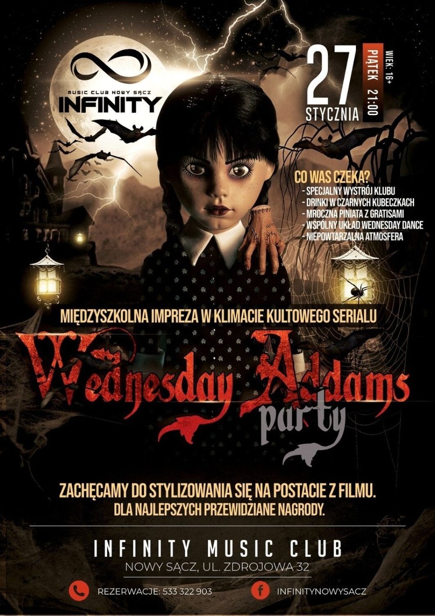 NOWY SĄCZ

Piątek -27 stycznia

Impreza w klubie Infinity
