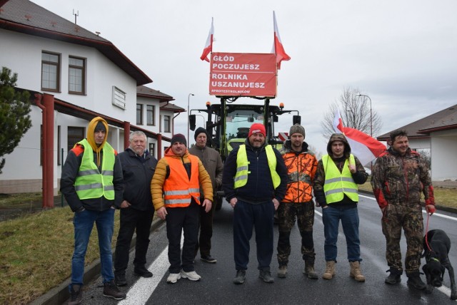 Protest polskich i czeskich rolników na pograniczu.