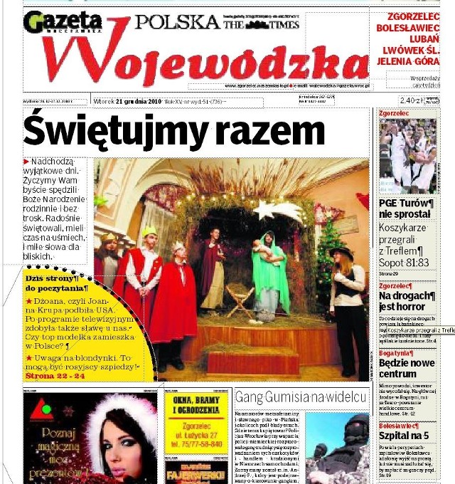 Gazeta Wojewódzka, polecamy pod choinkę