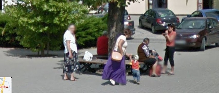 Przyłapani przez Google Street View na opatowskich ulicach....