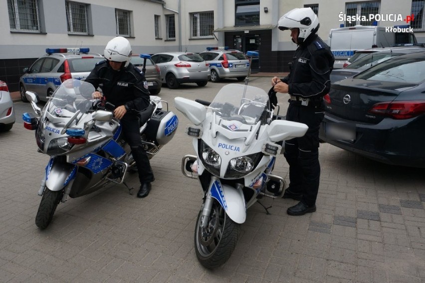 Policjanci na motocyklach patrolowali drogi powiatu kłobuckiego ZDJĘCIA 