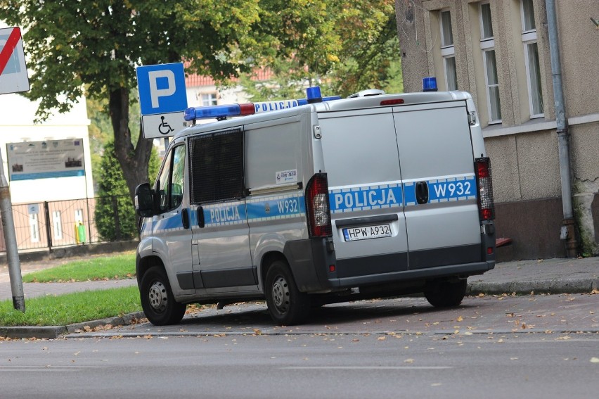 Tak parkują policjanci w Koszalinie