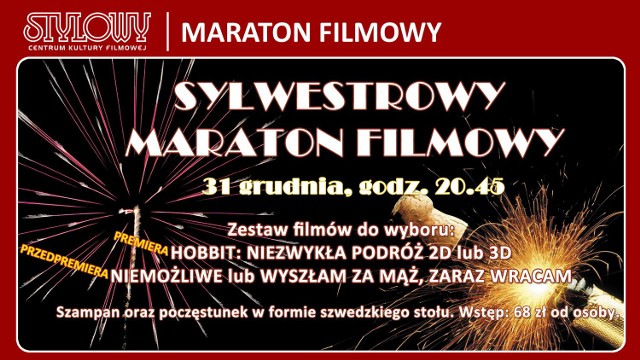 Pomysł na Sylwestra? Maraton filmowy w Stylowym