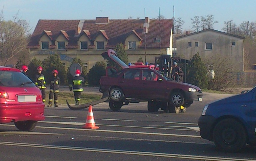 Na skrzyżowaniu obwodnicy z ulicą Poniatowskiego zderzyły...