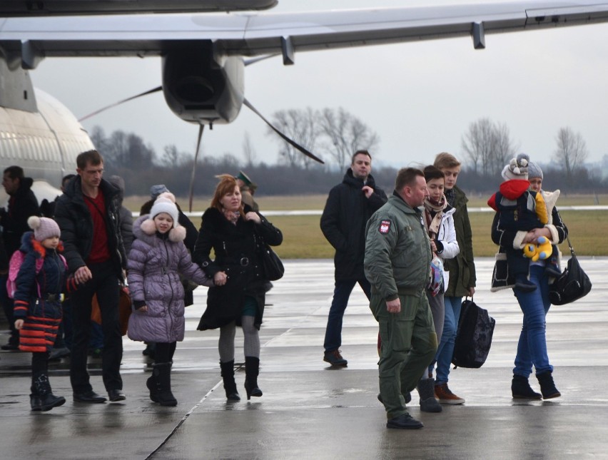 Uchodźcy z ukraińskiego Donbasu 13 stycznia wylądowali w...