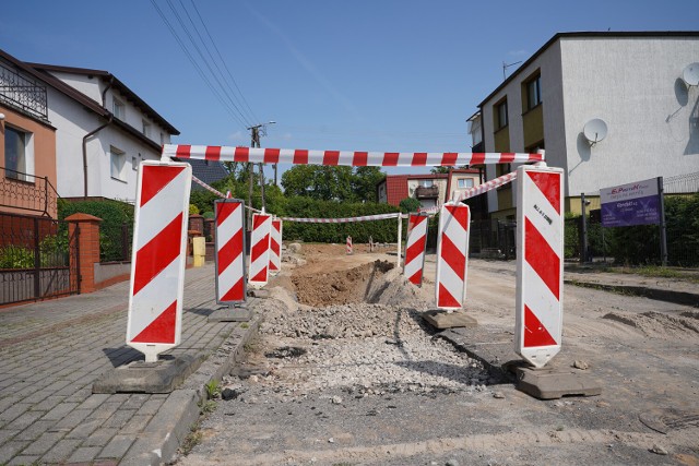 Remont ulicy Bema w Człuchowie