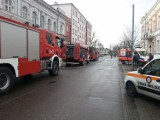 Pożar w kamienicy przy ul. Kościuszki. Mężczyzna w szpitalu [wideo]