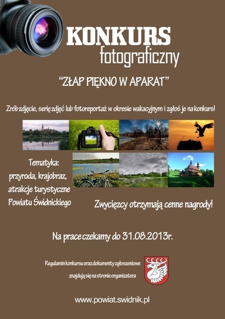 Starostwo Powiatowe w Świdniku czeka na prace w konkursie fotograficznym "Złap piękno w aparat"