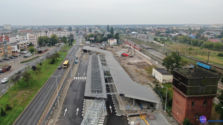 Budynek dworca PKP/PKS we Włocławku został wyburzony