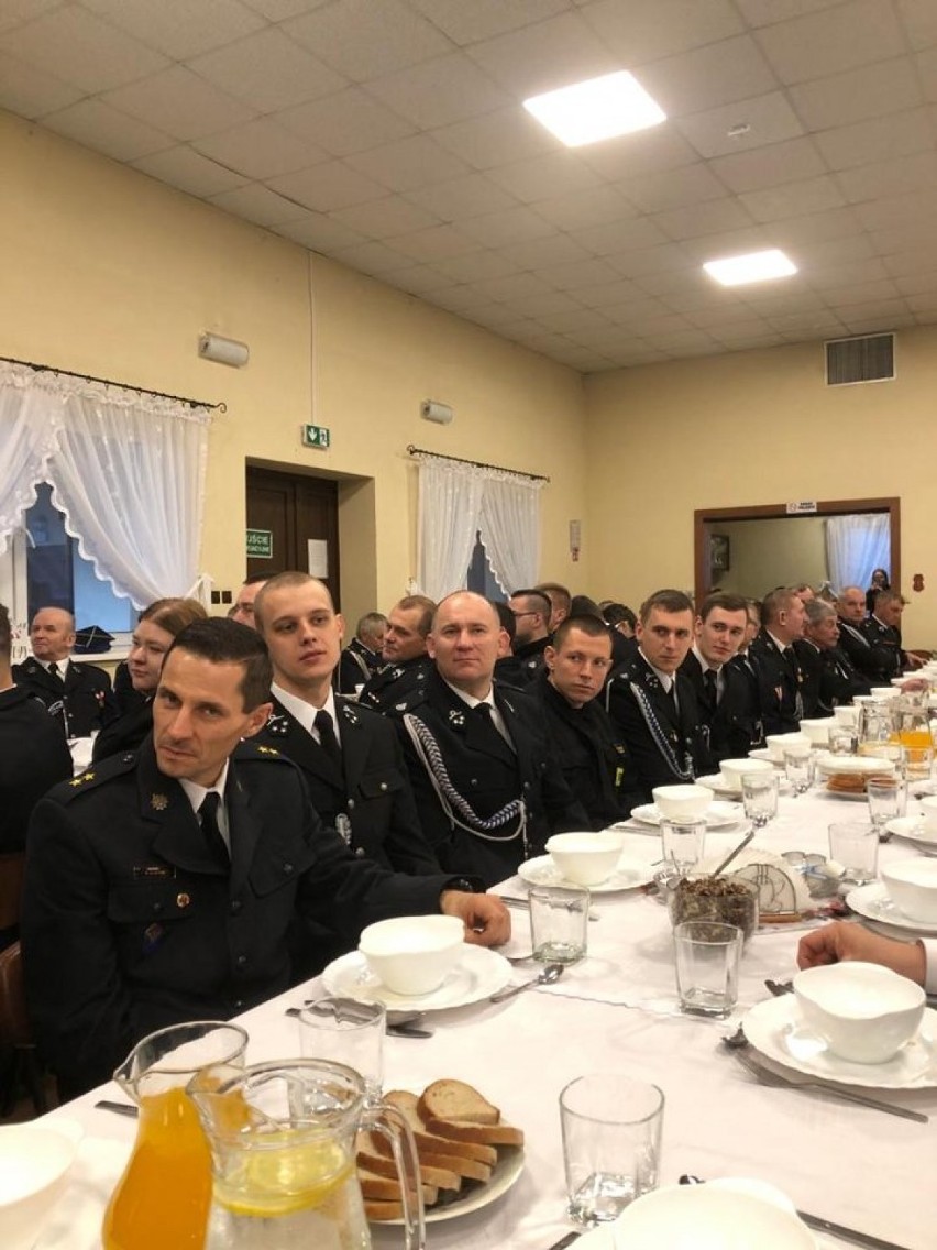 Wolsztyn: spotkanie opłatkowe strażaków OSP z powiatu wolsztyńskiego w Solcu