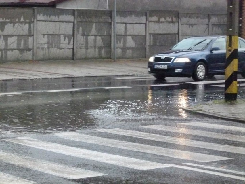 Burza i ulewa nad Zduńską Wolą