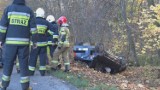 Groźny wypadek drogowy w Zakrętach. Policja apeluje o ostrożność