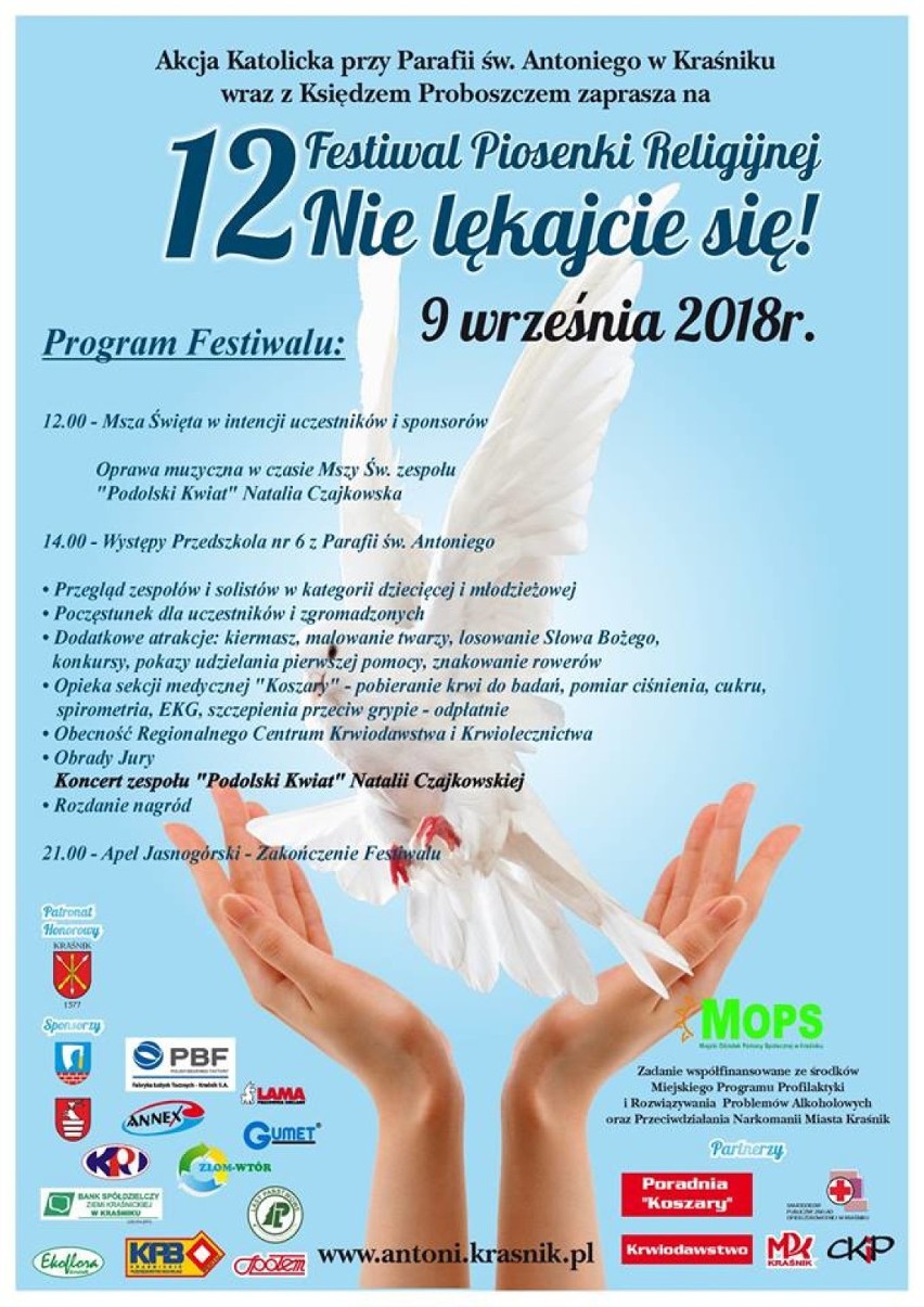 Festiwal Piosenki Religijnej "Nie lękajcie się!" w Kraśniku