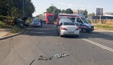 Zderzenie samochodów na ulicy Bydgoskiej w Stargardzie. Jeden z kierowców zniknął 