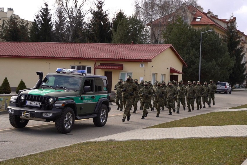 Bieg charytatywny odbył się na terenie komendy BiOSG w...