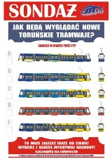 Wybierz kolory nowego tramwaju w Toruniu - sondaż