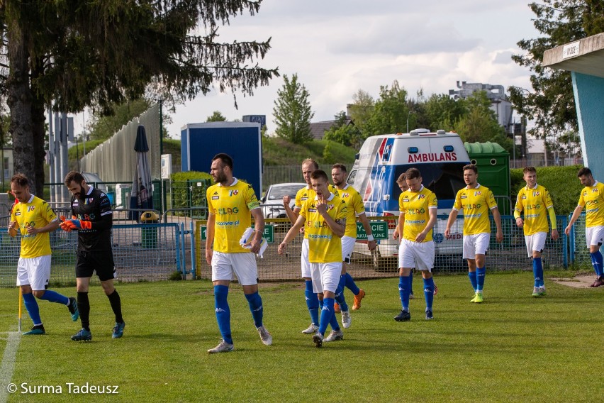 Błękitni Stargard grali bardzo ważny mecz w II lidze z Olimpią Elbląg. Kibice wrócili na trybuny