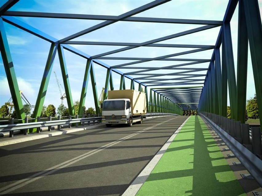 Projekt Mostu Brdowskiego w Szczecinie
