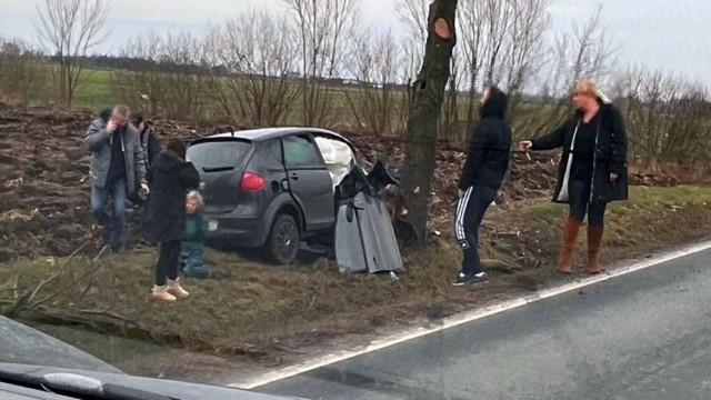 Czy to kierowca z powiatu sztumskiego spowodował wypadek i uciekł z miejsca zdarzenia?