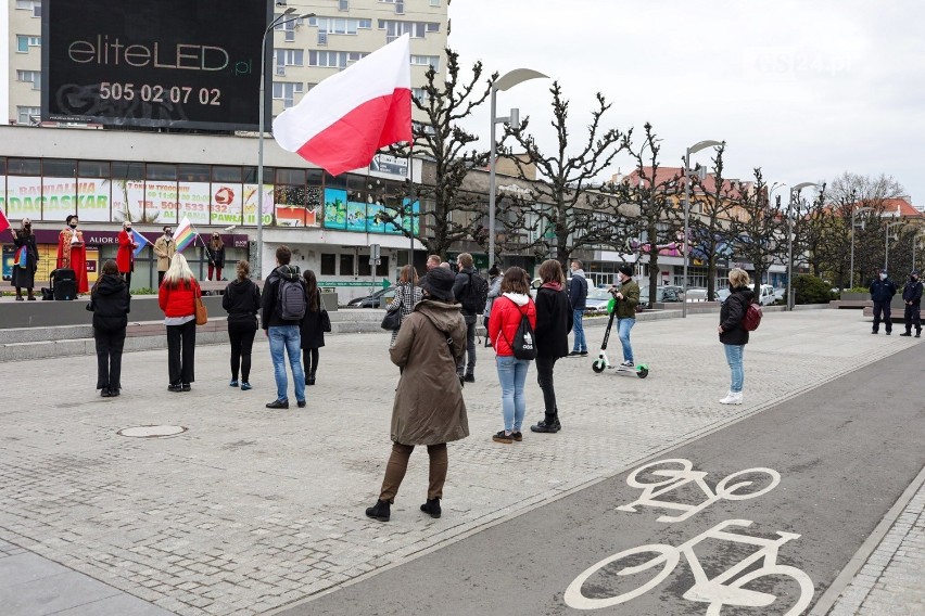 Protest Lewicy w Szczecinie