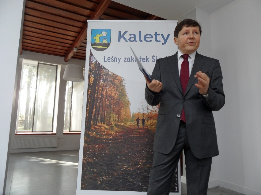 Burmistrz Kalet, Klaudiusz Kandzia na konferencji o Zielonej