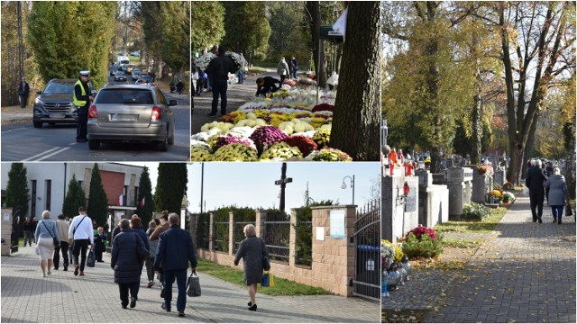 Dzień Wszystkich Świętych na cmentarzu komunalnym w Krzyżu i Klikowej