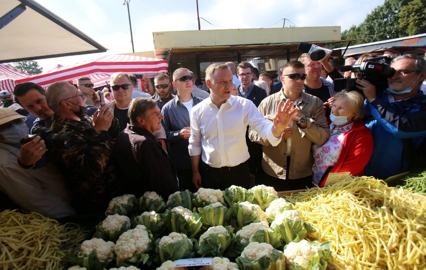 Andrzej Duda odwiedził Dąbrowę Górniczą. Prezydent spotkał...