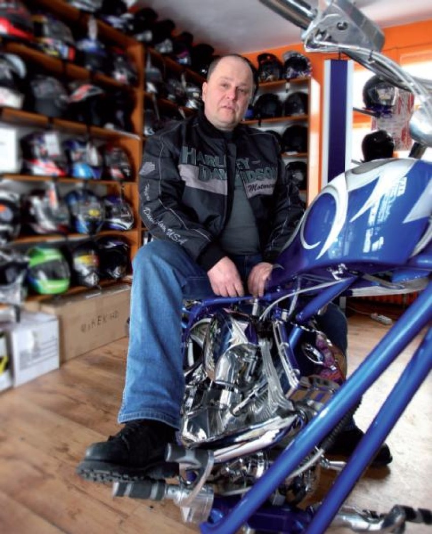 Arkadiusz Kranc i jego Motocykl Big Dog K-9 ROK 2008