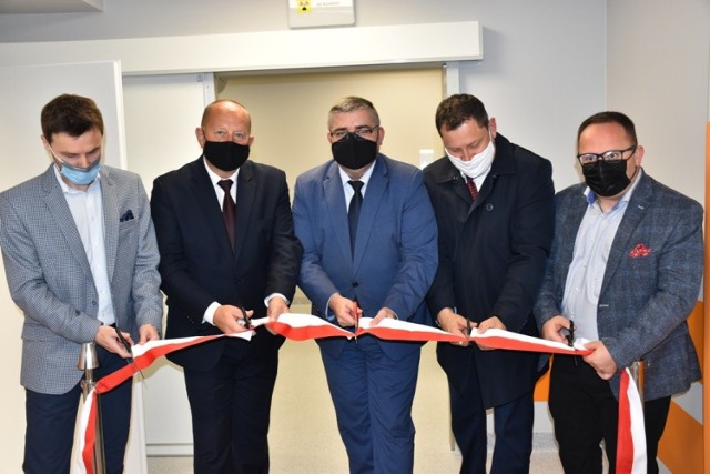 Otwarcie pracowni rentgenodiagnostyki w szpitalu powiatowym w Bochni, 28 września 2020