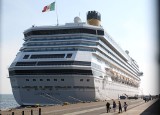 Statek pasażerski Costa Pacifica otrzymał swoją tablicę w gdyńskiej alei