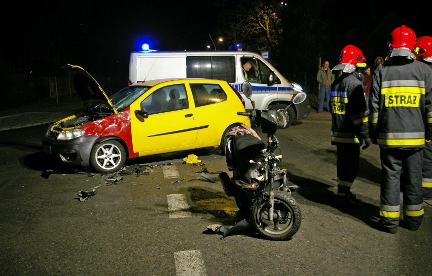 Bielsko - Wypadek na skrzyżowaniu Armii Poznań z Jaśminową